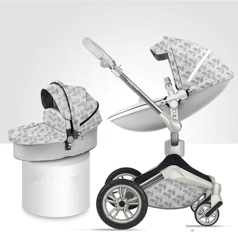 Lightweight 3-in-1 Baby Stroller & Pram